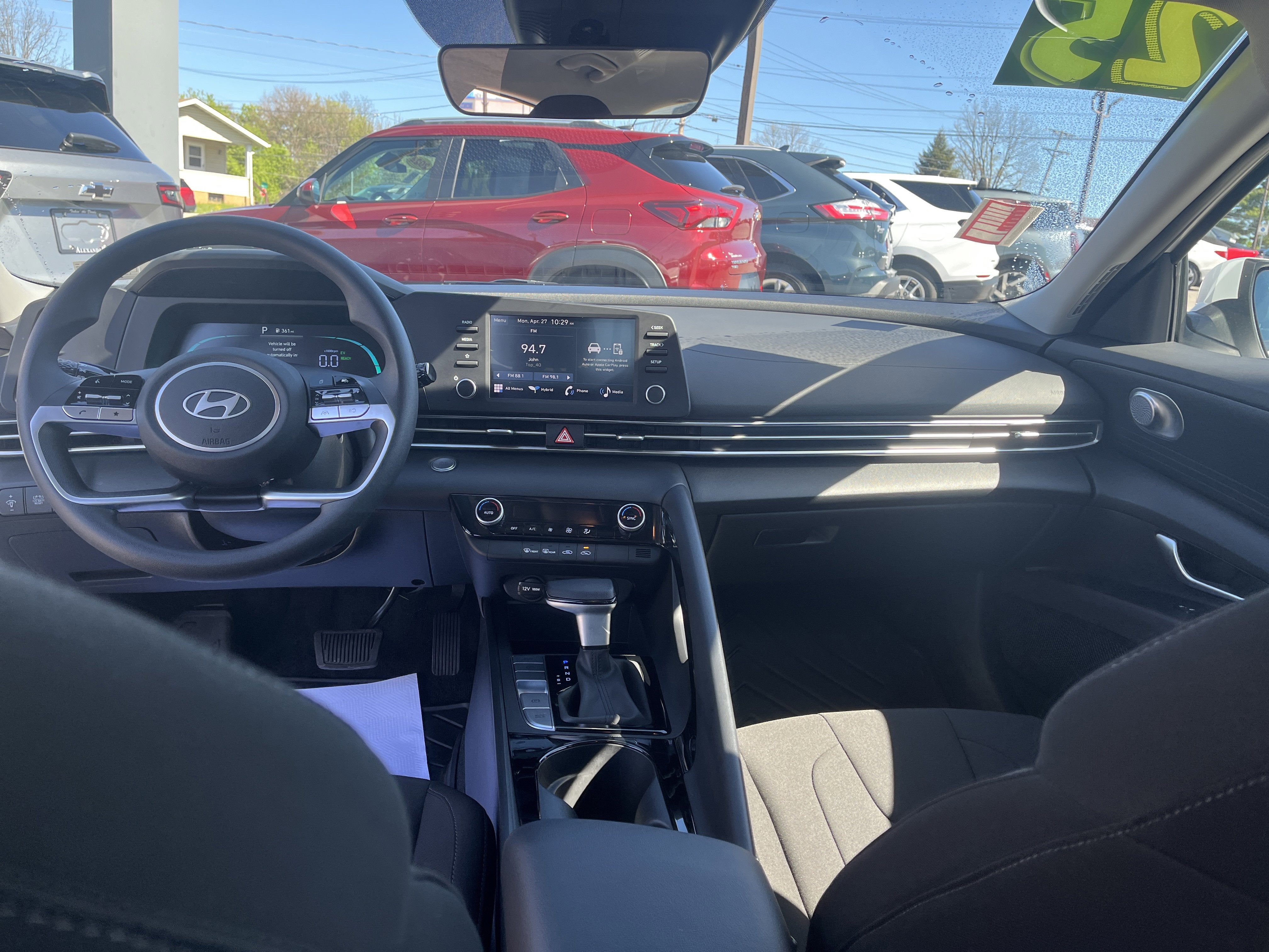 2025 Hyundai Elantra Hybrid Blue