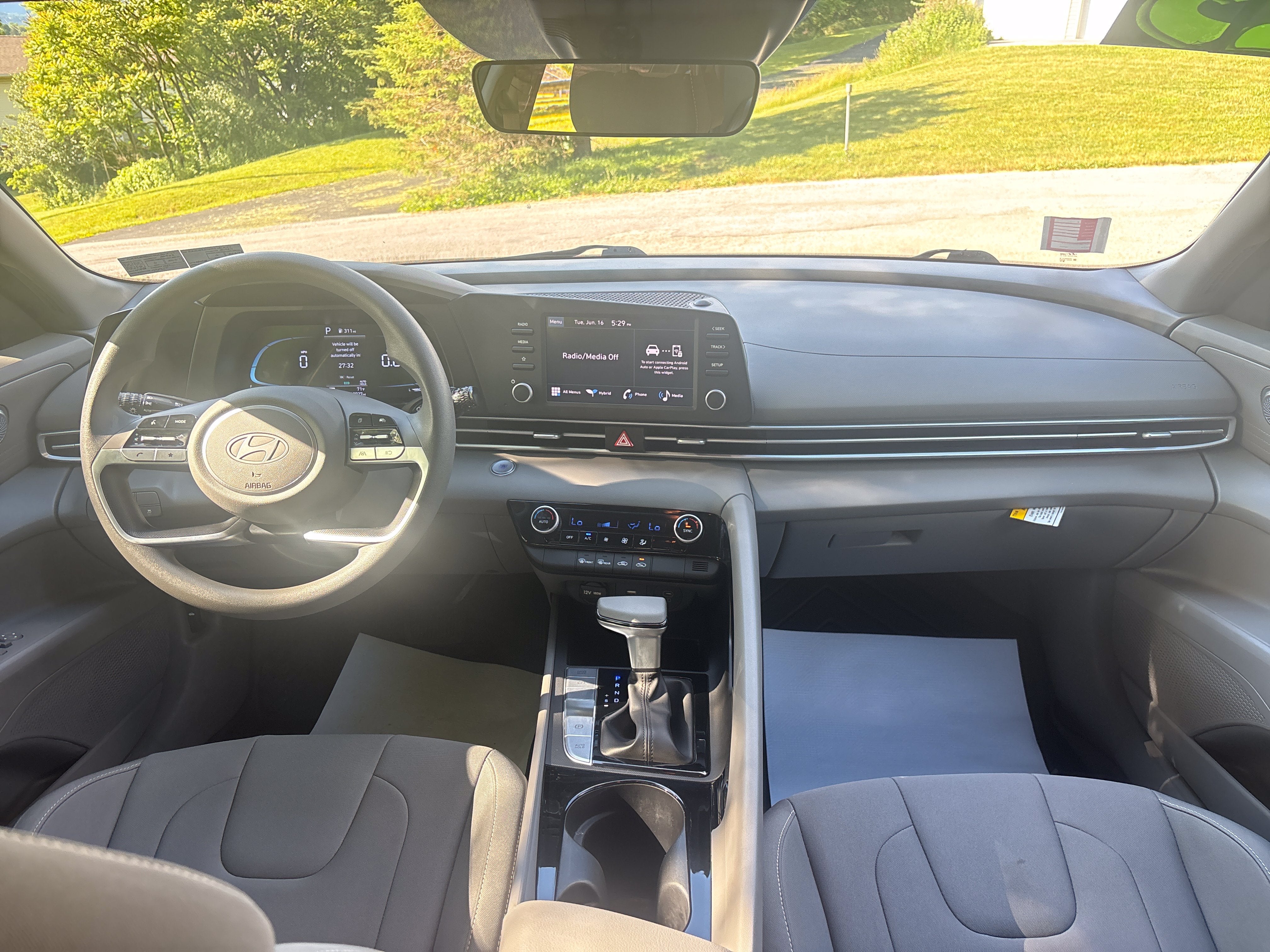2025 Hyundai Elantra Hybrid Blue