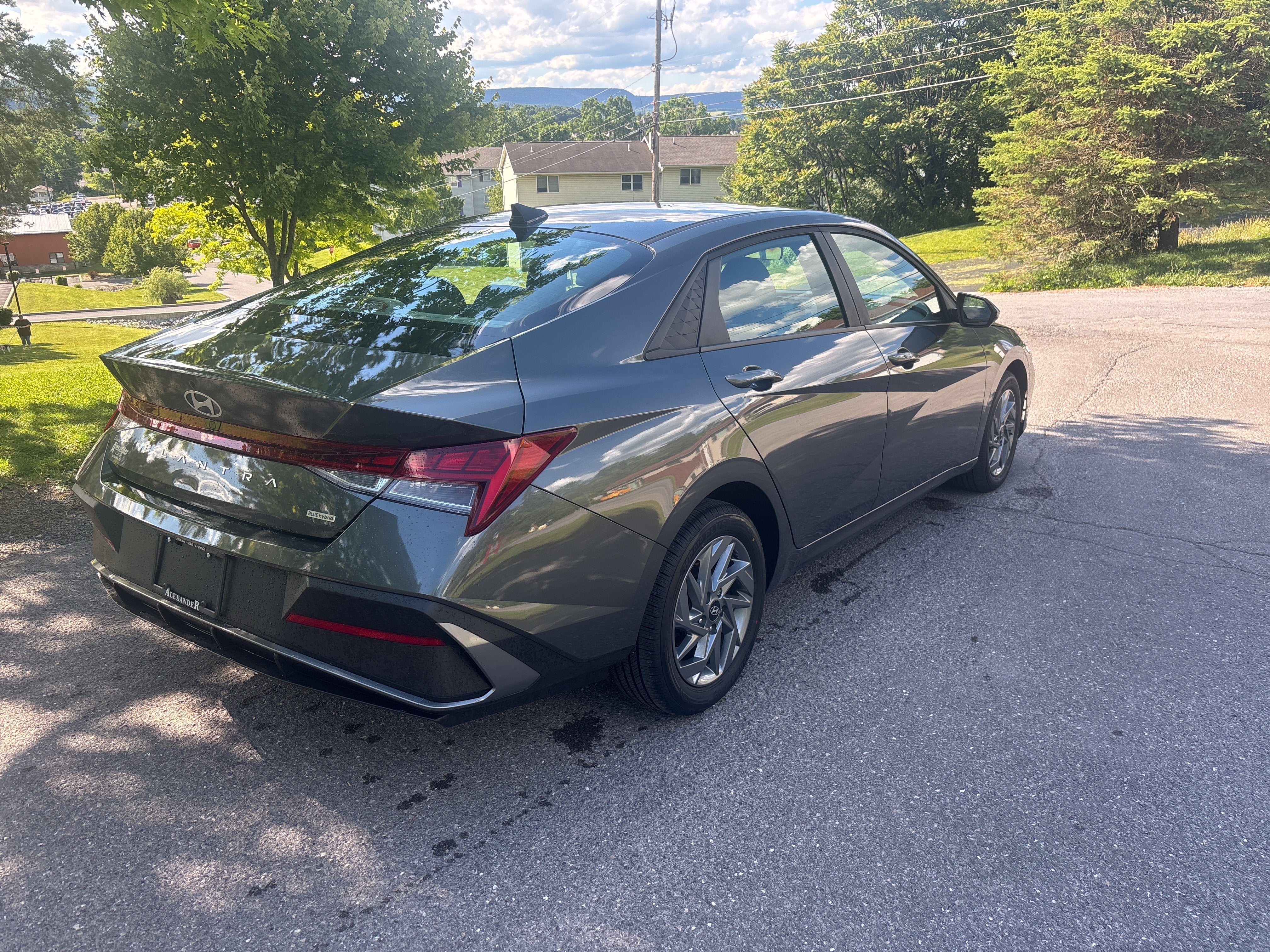 2025 Hyundai Elantra Hybrid Blue