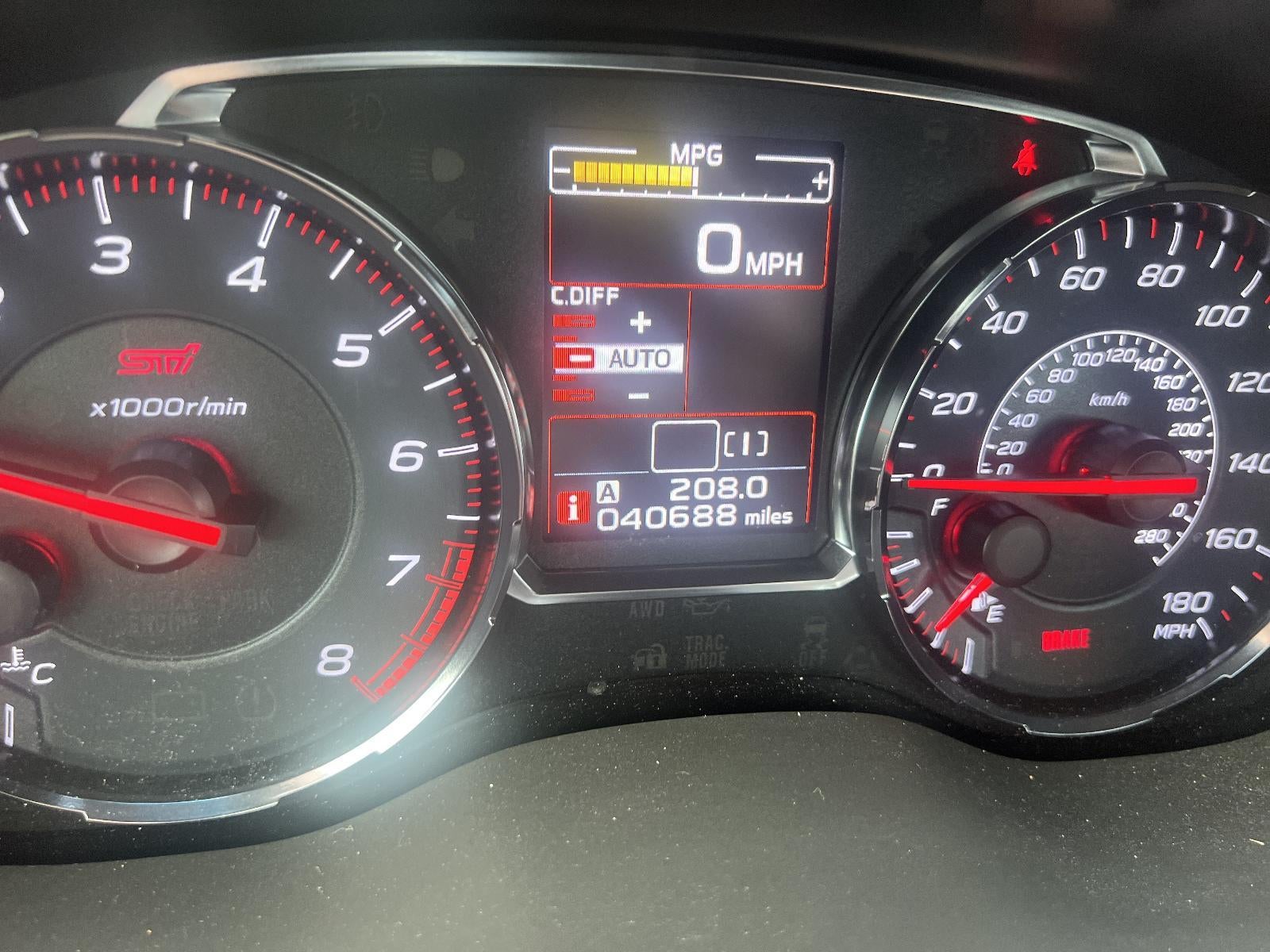 2019 Subaru WRX STI Limited Manual w/Wing Spoiler