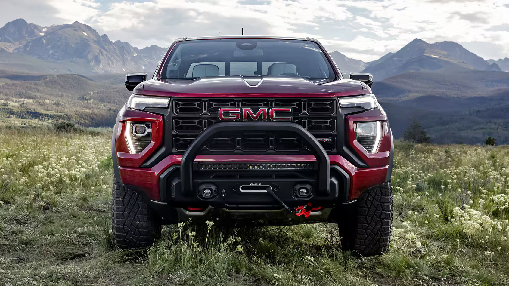 Red 2026 GMC Canyon Front View