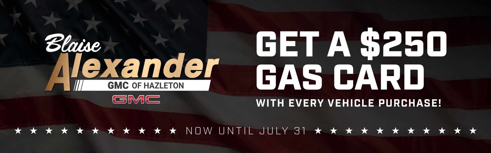 Get a $250 Gas Card With Purchase